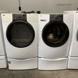 Beautiful Kenmore Elite Washer And Dryer Set , With Warranty And Free Delivery 