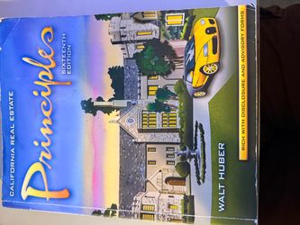 California Real Estate Principles Textbook 16th Edition