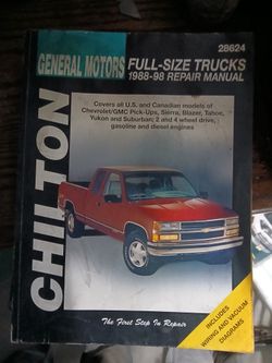 Chilton and Haynes Manual For Different Cars