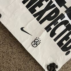 Vintage Nike Football Soccer Poster 90's CBF Brazilian Football