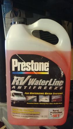 Prestone rv waterline antifreeze