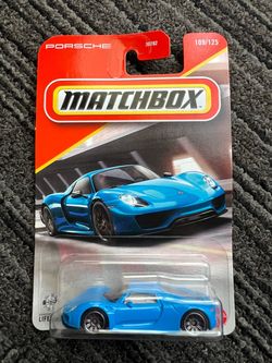 Matchbox Blue Porsche 918 Spyder | Brand New