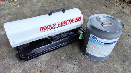 Reddy Heater 55,000 BTU Kerosene Torpedo Heater + Fuel