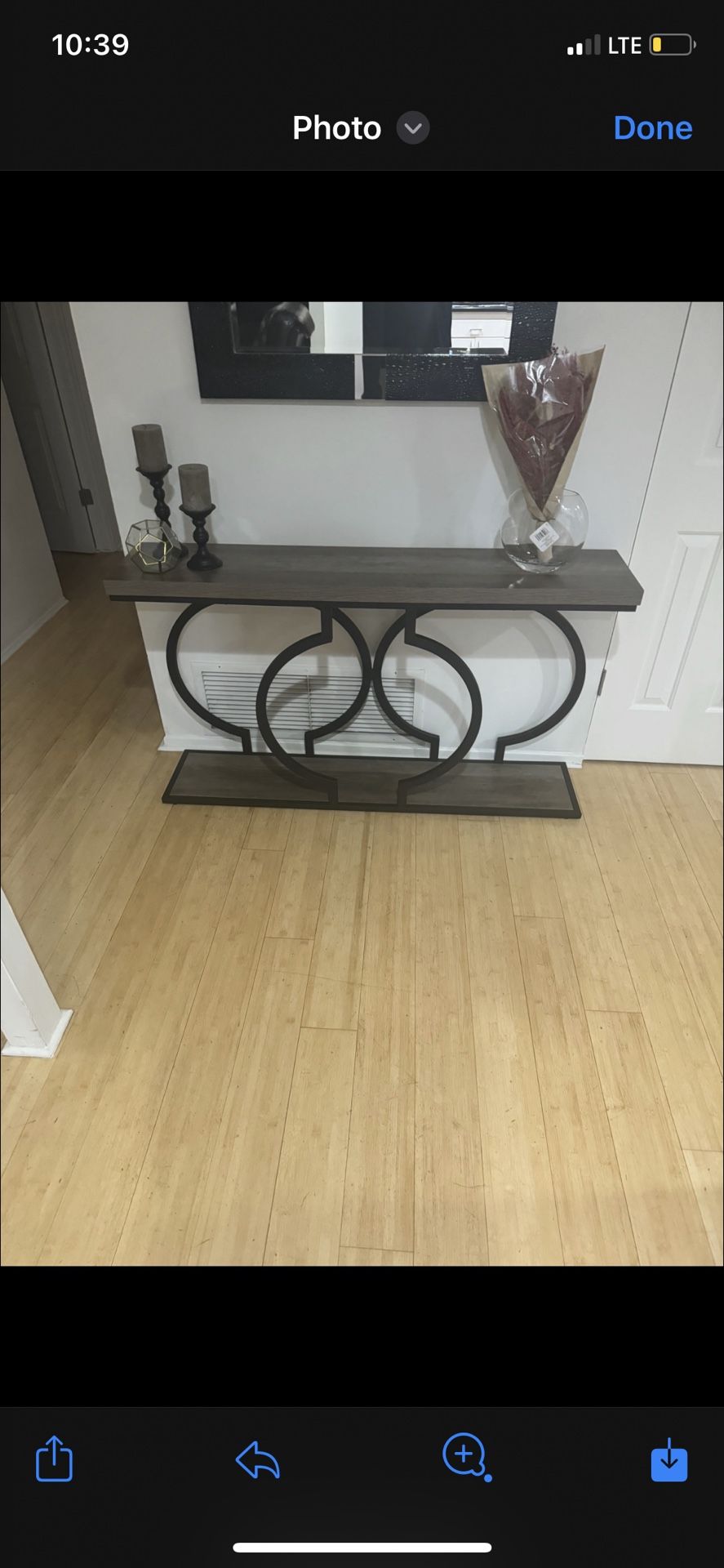 Brand New Brown and black Console Table 