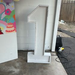 Homemade Wood Number 1