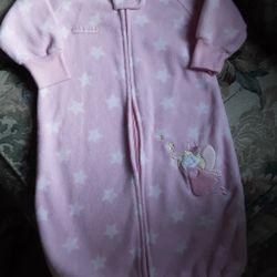 Fleece Zip Up Baby Girl Bag Size 0-9 Month