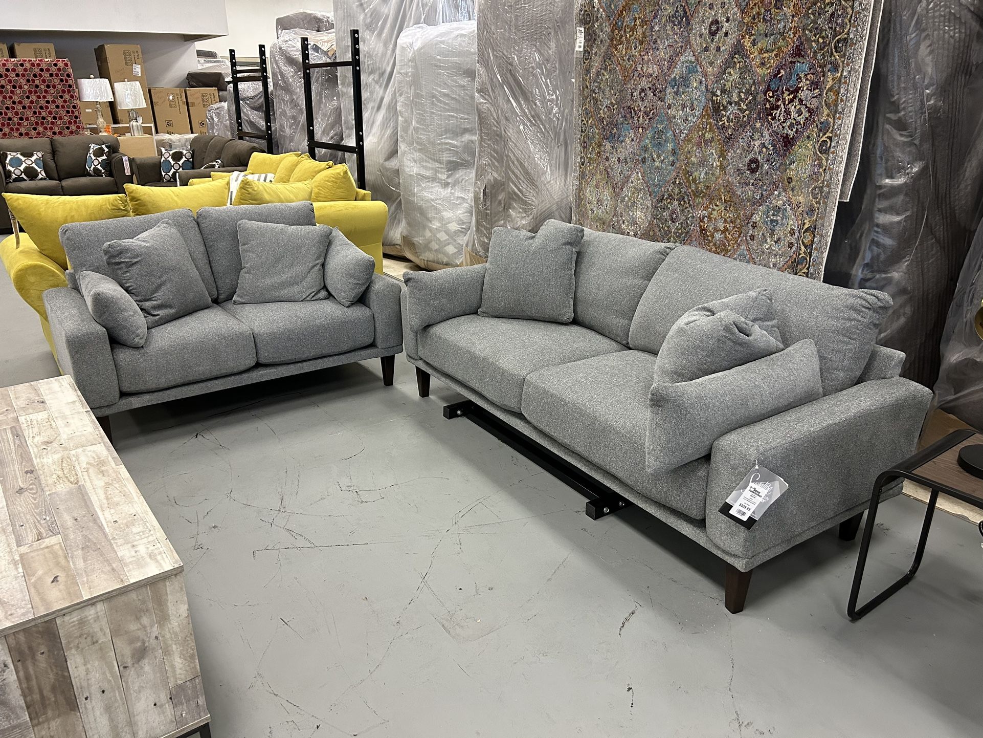 New Sofa And Loveseat