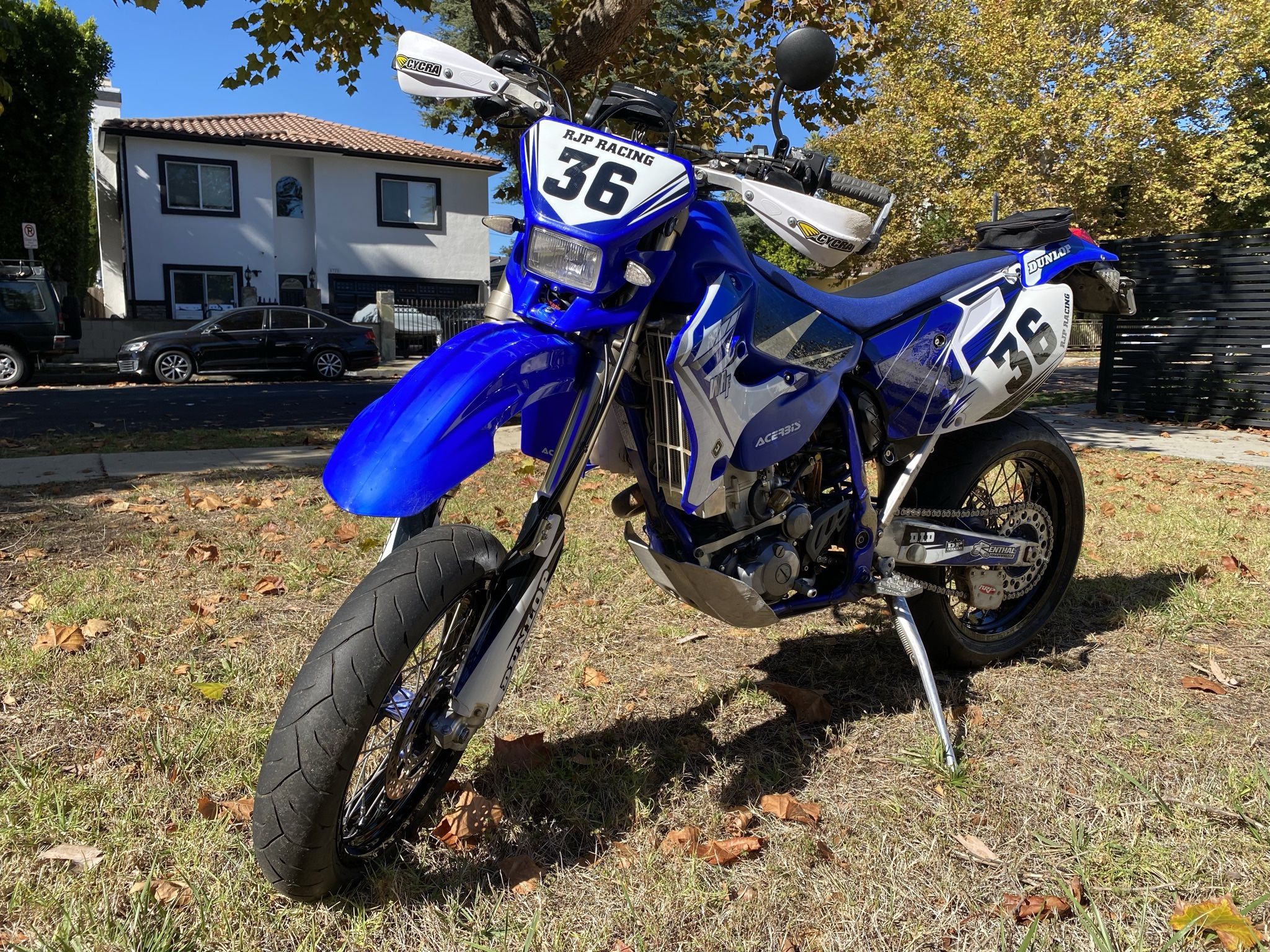 YAMAHA WR 450 SUPERMOTO. STREET LEGAL. ELECTRIC START. LOW MILES. DUAL SPORT CA PLATED