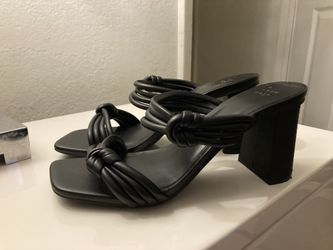 Brand New Black Heeled Sandals
