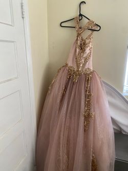 Pink and rose gold quince