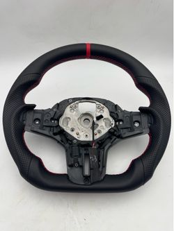 Full Leather Steering Wheel For BMW G30 540i X7 G05 X5 X6 M5 M8 with Heated