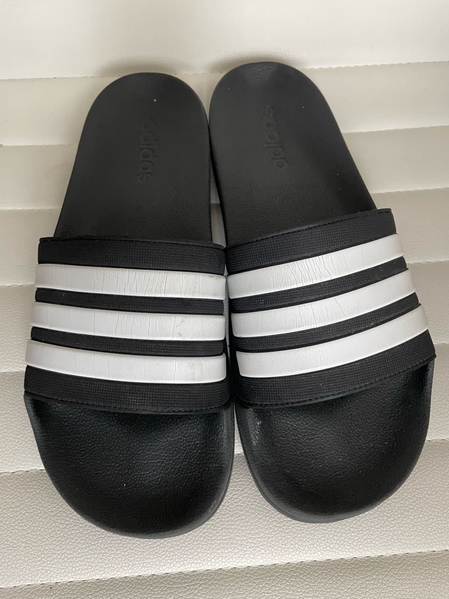 Adidas sandals, size 10