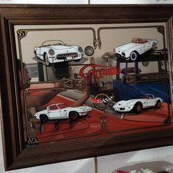 Classic Original Vintage Chevy Corvette Mirror Collectors Item