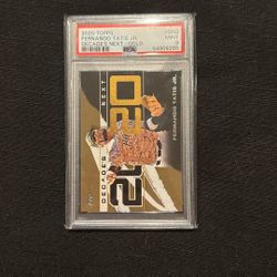 2020 Topps Fernando Tatis Jr. Decades Next Gold /50 PSA 9