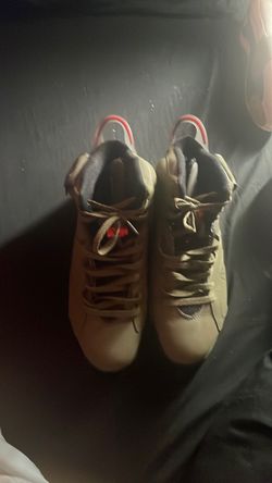 Air Jordan 6 Sneakers Tan Red