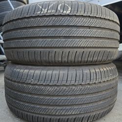(2) 255 50 19 Michelin Tires