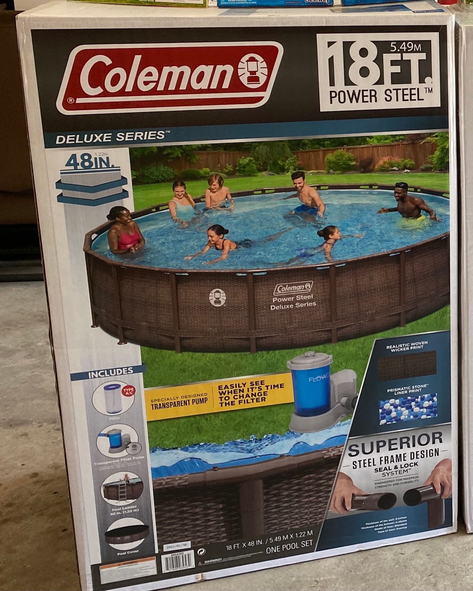 18 Ft Coleman Pool! (Free Delivery)