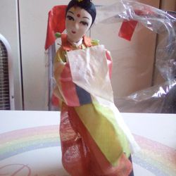 Rare Antique Doll Made In South Korea 