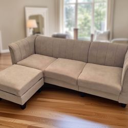 Sofa With Ottoman