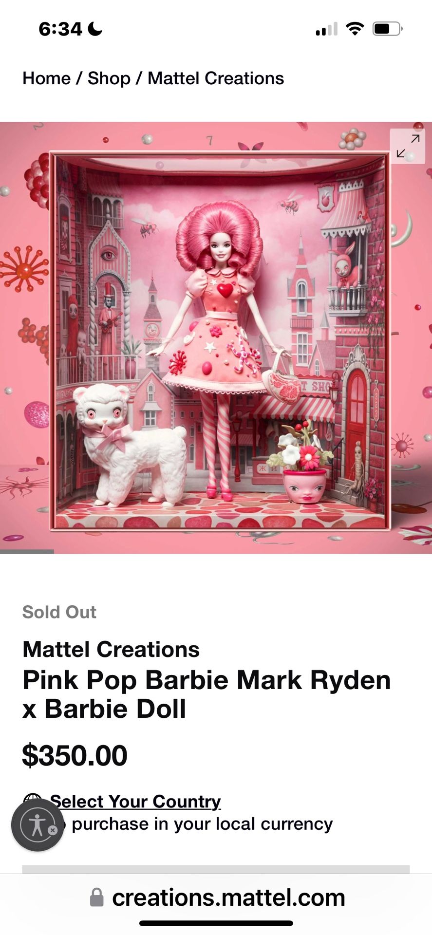Doll Mark Ryden X Barbie Collection