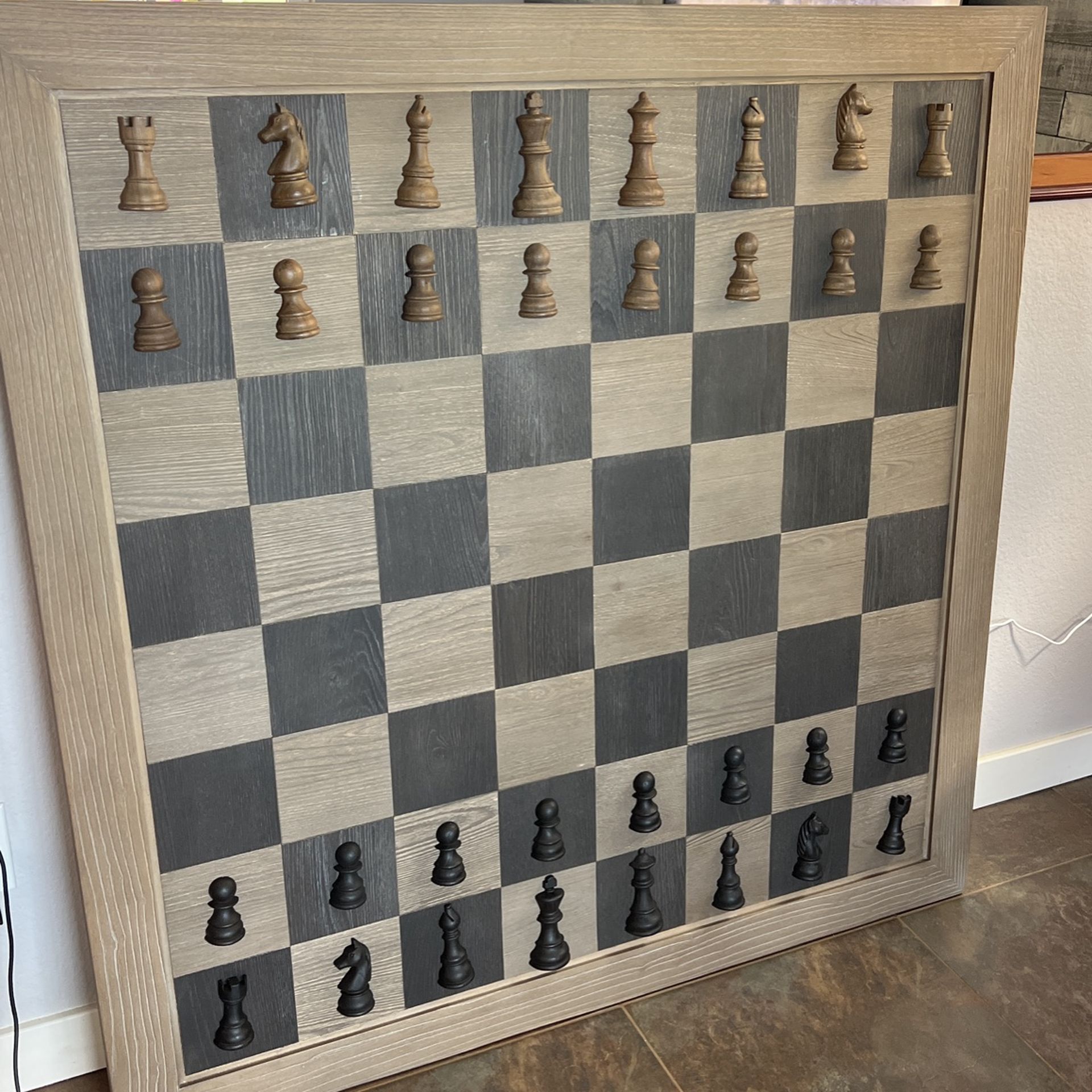 Chess Board Wall Mounted