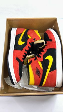 Air Jordan 1 High Zoom CMFT Chile Red Black Mens Size 11.5 w/ Box