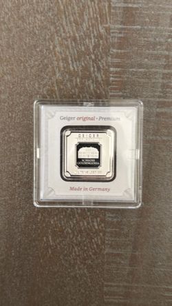 10g Premium Silver Geiger Made in Germany