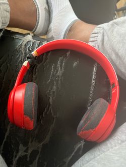 Beats by Dr. Dre MX472LLA Solo3 Wireless On-Ear Headphones - Citrus Red