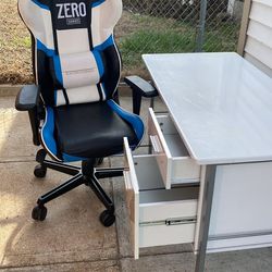 Office chair and desk