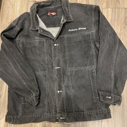 Johnny Blaze Black Jean Jacket With Stones On Back