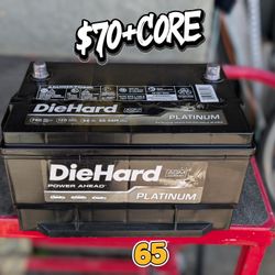 AGM Car Battery / Group Size 65 
