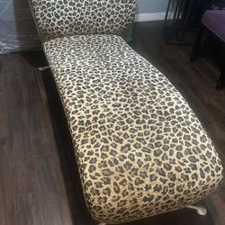 A Cheetah Print Chase Chair