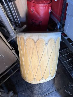 Antique Leather Drum