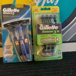 1-7 Gillete Sensor3 1-3Mach3 All For $12