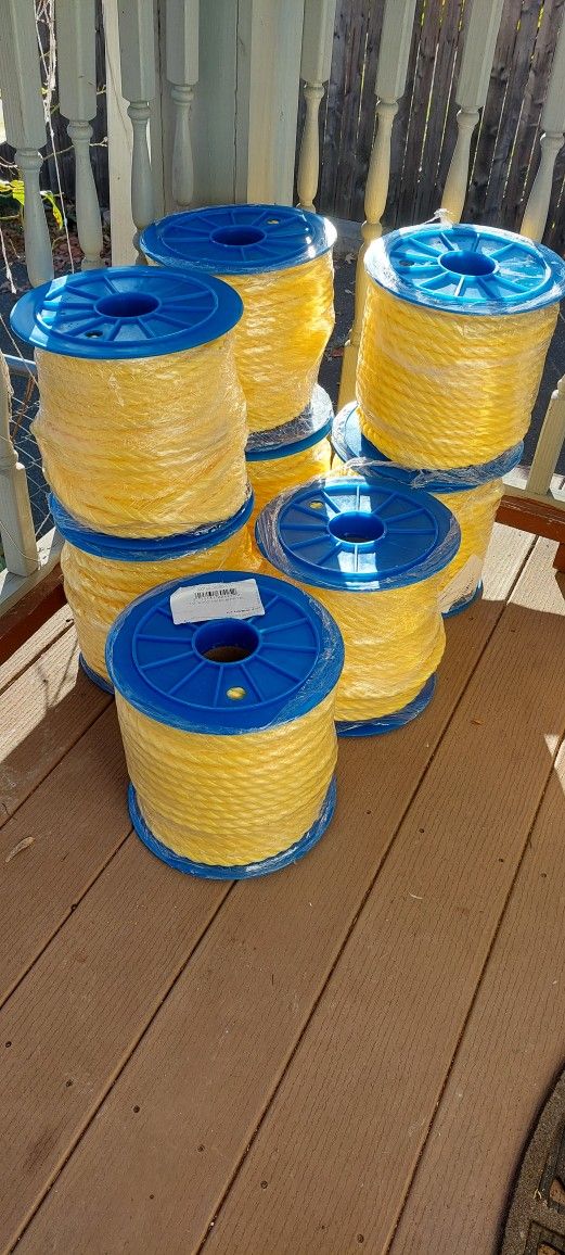 7X200 Ft. 1/2 Inch Polypropylene-Line Rope