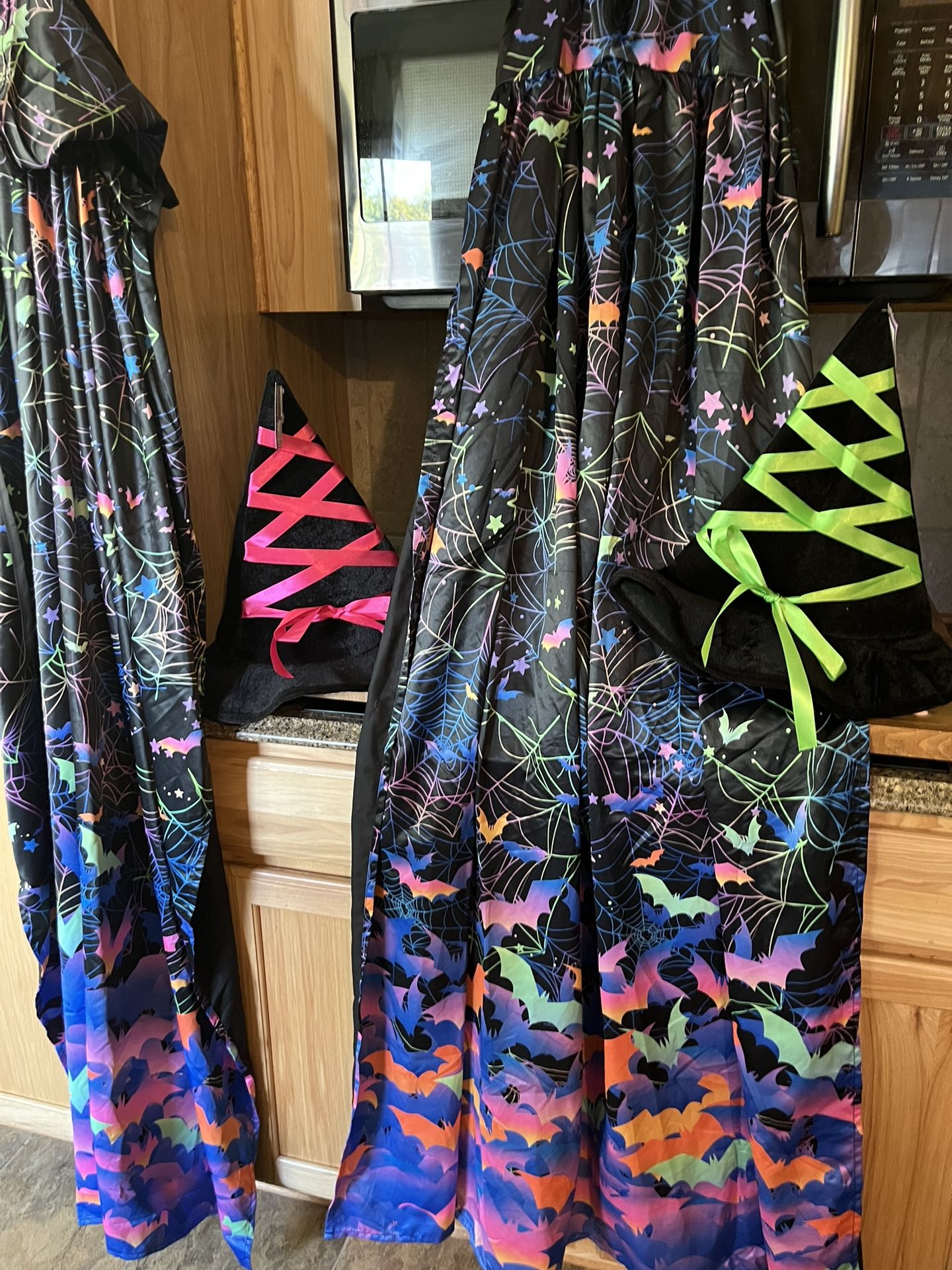 $25 - Matching Halloween costumes- Bats Cape & hats