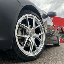 19x8.5 & 19x9.5 Staggered Wheels And Tires 235/40/19 Front & 265/35/19 Rear 