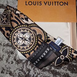 Louis Vuitton LV World Bandeau Silk Scarf