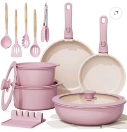 Pink cookware