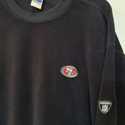 Vintage Reebok San Francisco 49ers NFL Football Fleece Sweater Men’s Size XL 
