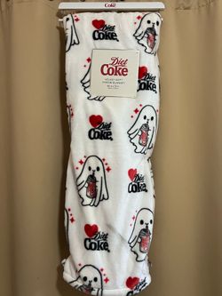 Coca Cola Ghost Blanket