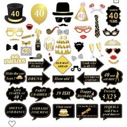 40th Birthday Decorations!