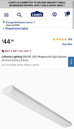 2 - Lithonia wrap around lights ($90 value)