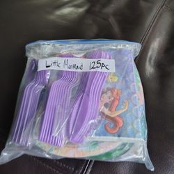125 Pc Little Mermaid Birthday Party Decorations Set