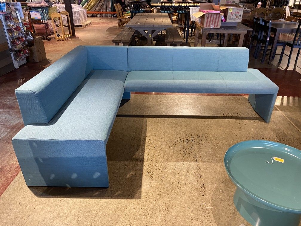 COALESSE Contemporary Blue Together Bench Sofa