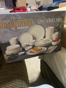 Inspiration ONLY 39 Pieces Round Coupe Dinnerware