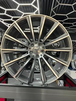 22" staggered rims tires for mercedes we finance 