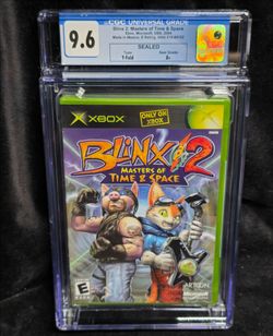 Blinx 2: Masters of Time & Space Microsoft Xbox WATA GRADED 9.6