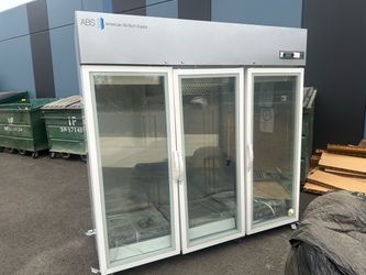 American BioTech Supply 3-Door Laboratory Refrigerator