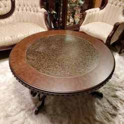 Large Ornate Coffee Table 